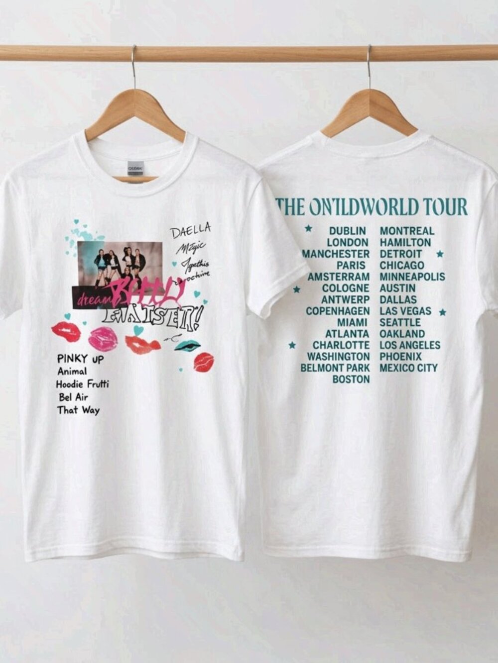 Katseye The Wild World Tour 2026 T Shirt reprint